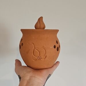 Handcrafted Terracotta Garlic Jar